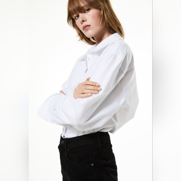 Black corduroy straight leg pants - Picture 3 of 12